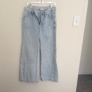 Frame Denim Women's Light Blue Straight Leg Jeans